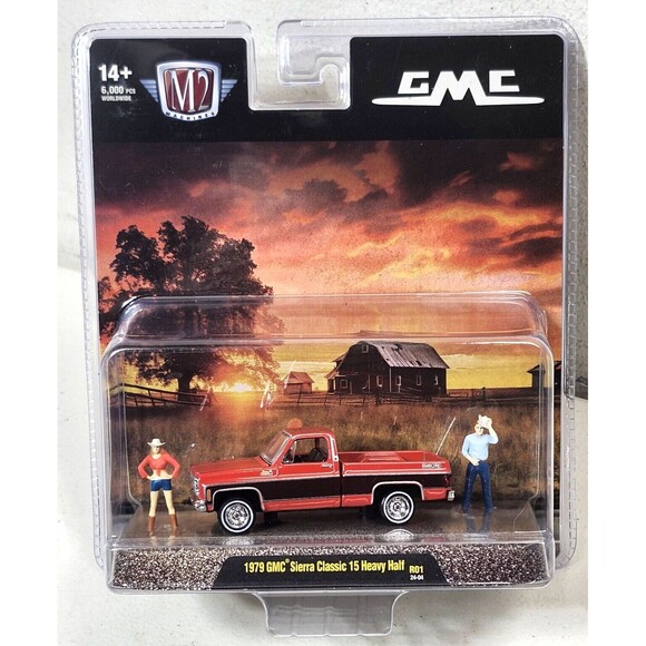 M2 Machines 1979 Auto-Figs GMC Sierra Classic 15 Heavy Half Diorama Toy NEW - Picture 1 of 7